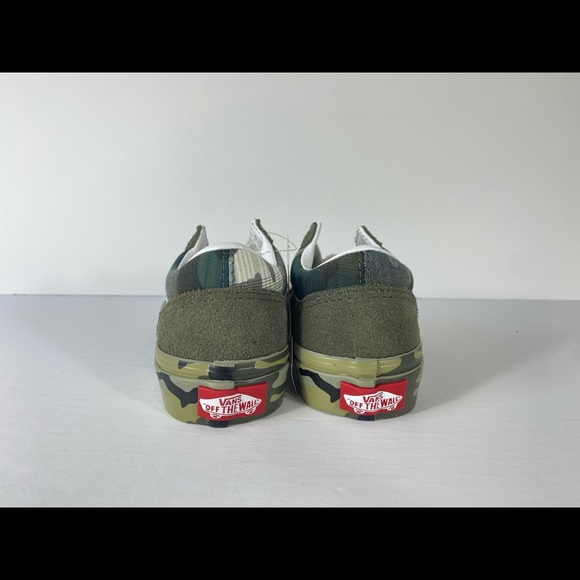 Vans Old Skool Plaid Camo Grape Leaf Sneakers - Picture 3 of 4